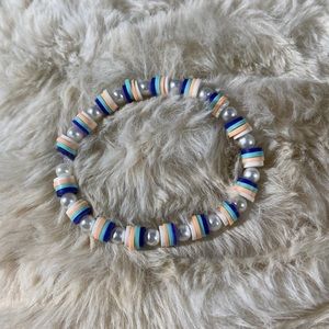 Bracelets. Handmade with clay beads